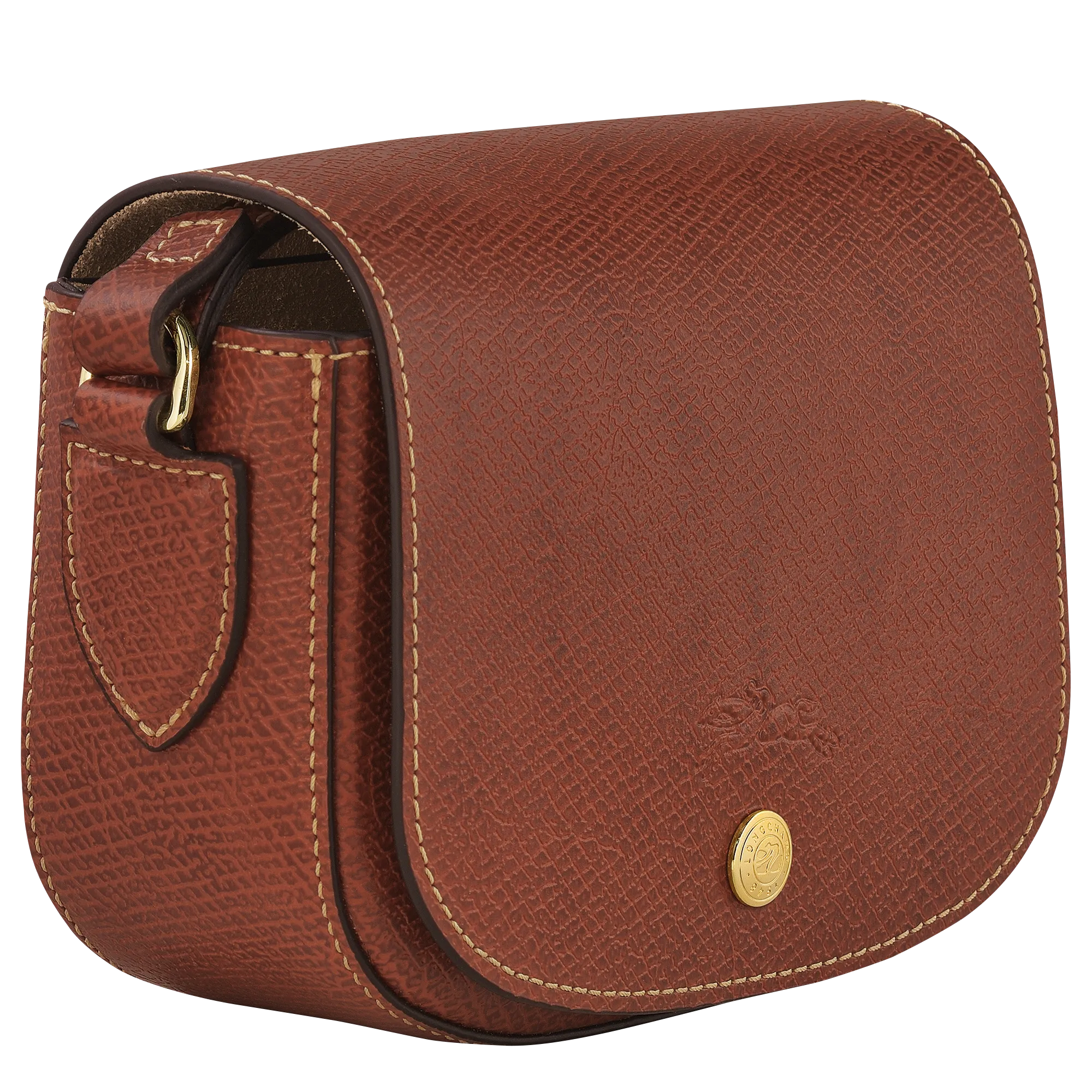 Épure XS Crossbody bag Brown - Leather