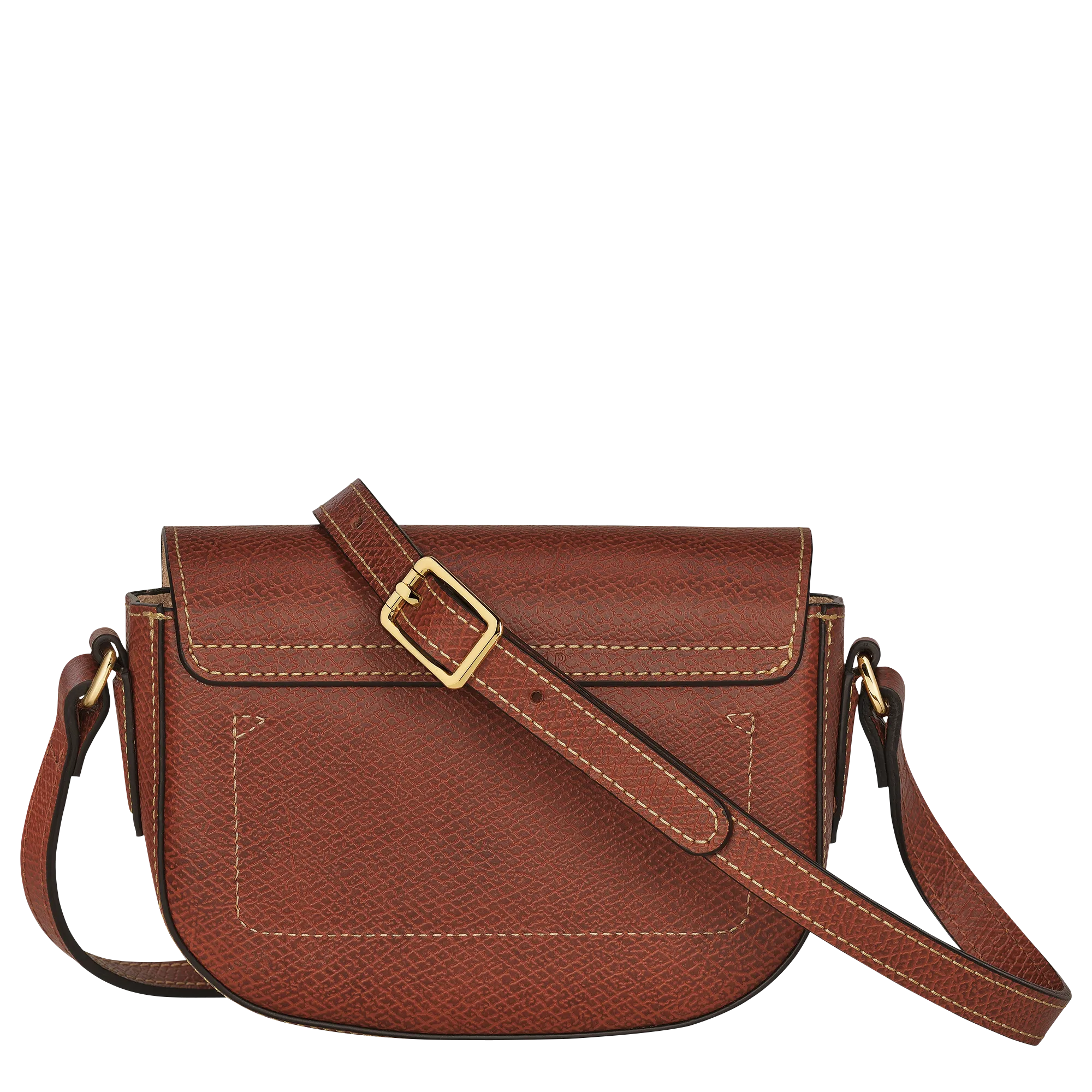 Épure XS Crossbody bag Brown - Leather