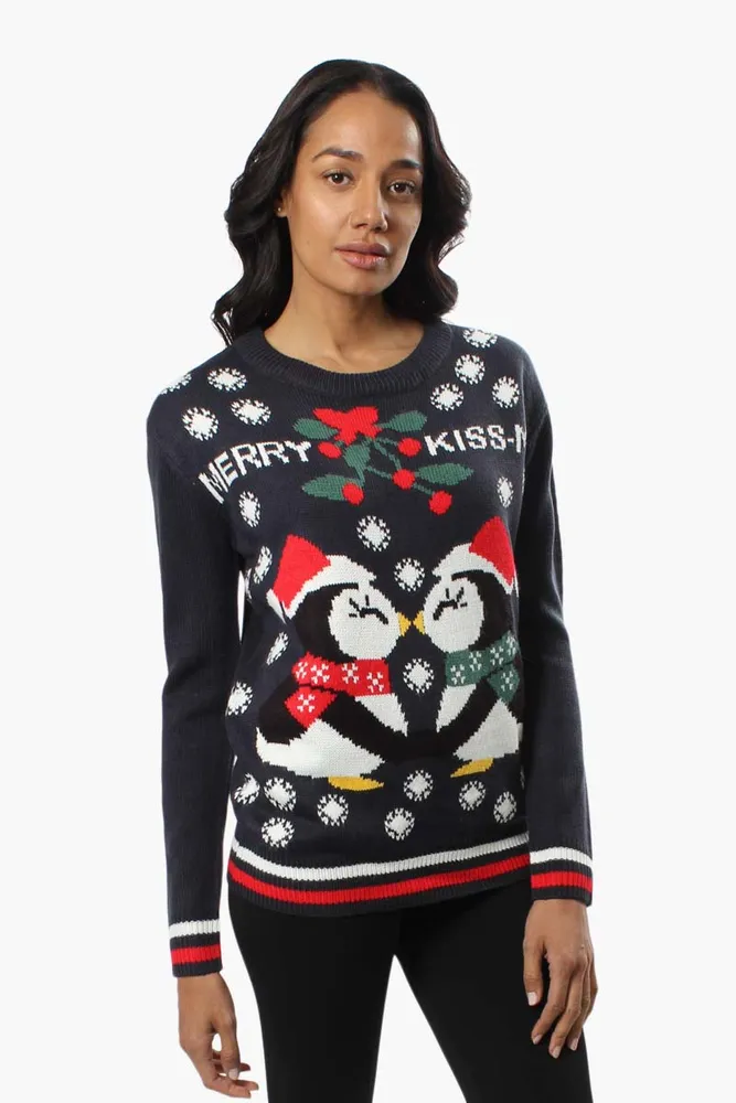 Fairweather Ugly Christmas Sweater Penguin Knit Christmas Sweater