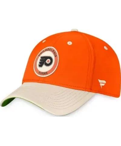 Fanatics Men's NHL Fanatics Orange/Khaki Philadelphia Flyers True Classics Retro Flex Hat