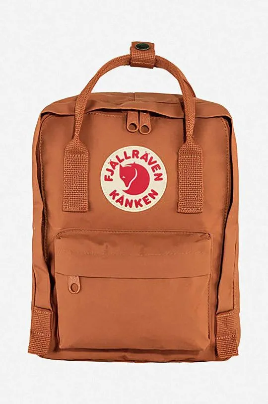 Fjallraven backpack Kanken Mini orange color