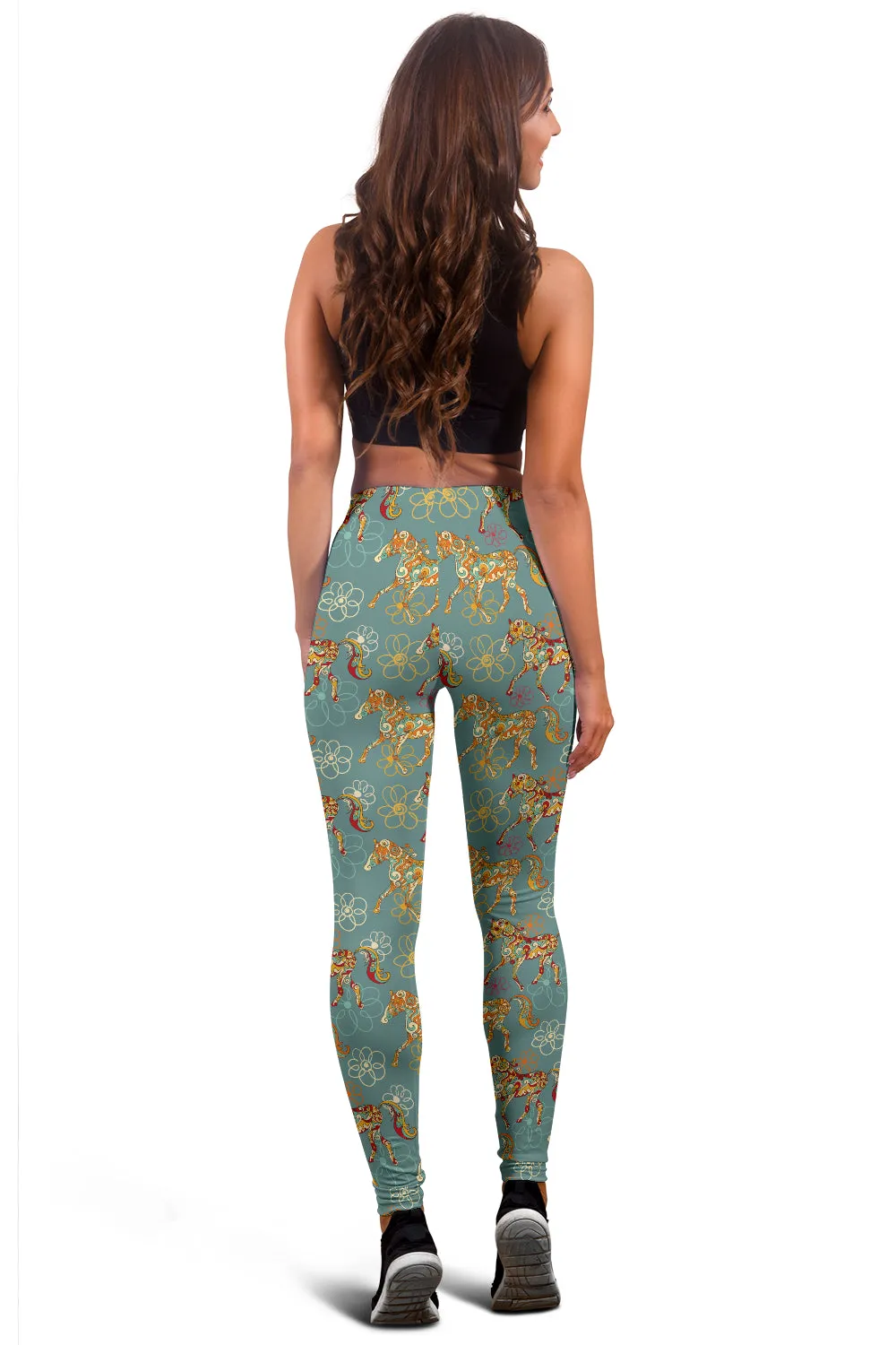 Flower Horse Leggings