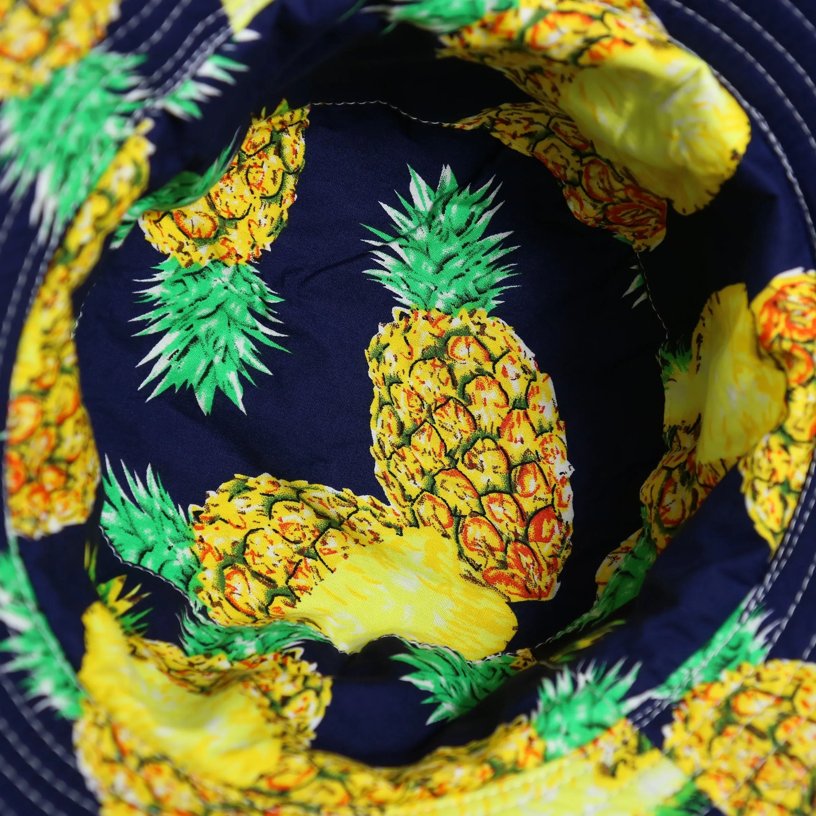 FOOT CLAN | LARGE PINEAPPLE | BUCKET HAT | NAVY | SMALL/MEDIUM