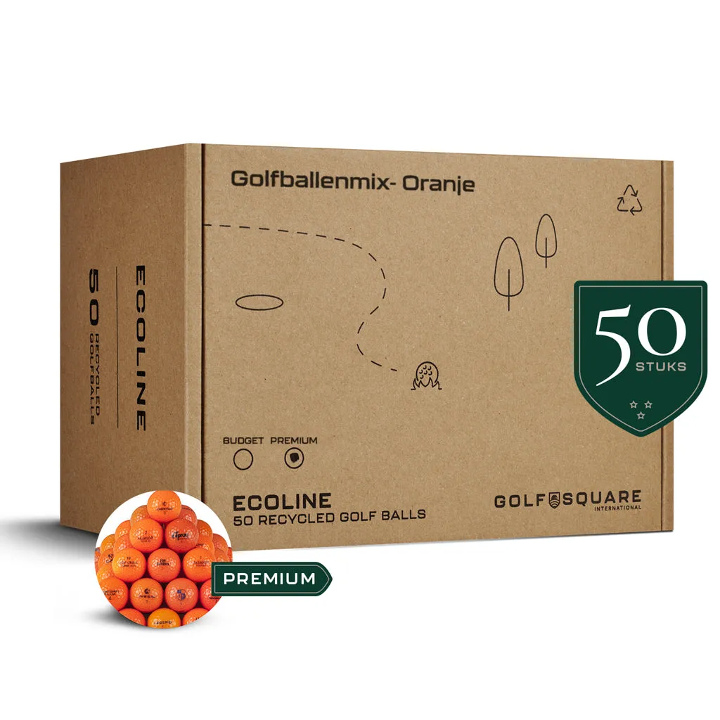 Golfballenmix - Oranje