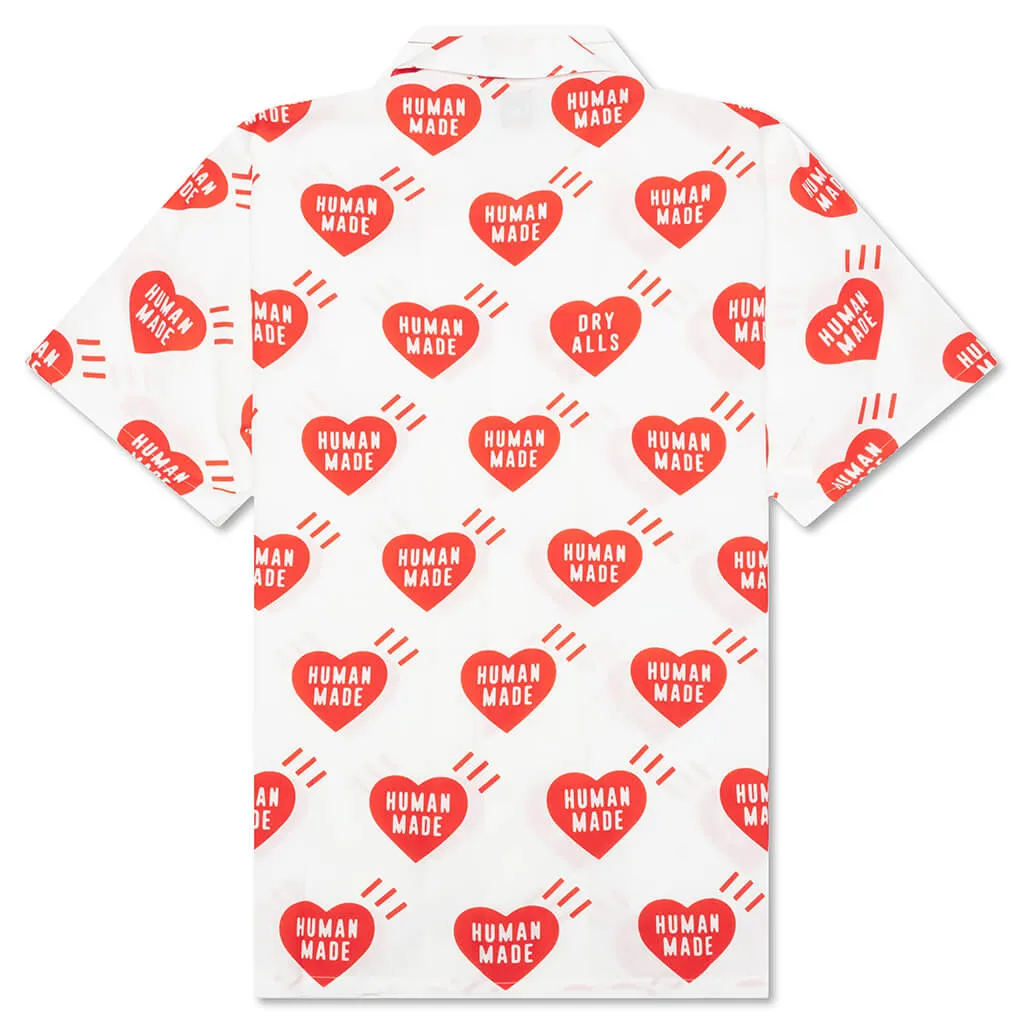 Heart Aloha Shirt - White