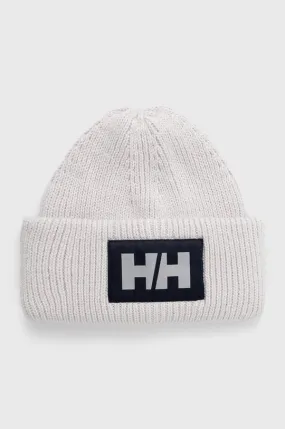 Helly Hansen beanie HH BOX BEANIE gray color 53648