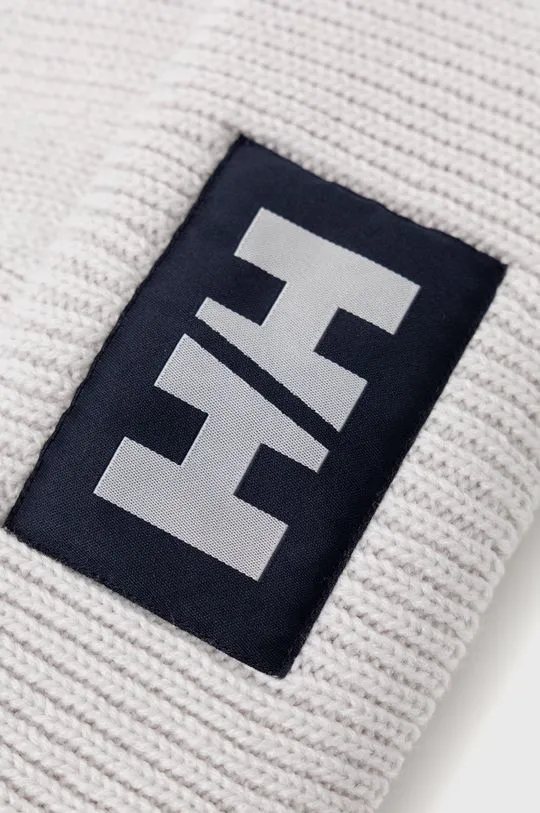 Helly Hansen beanie HH BOX BEANIE gray color 53648