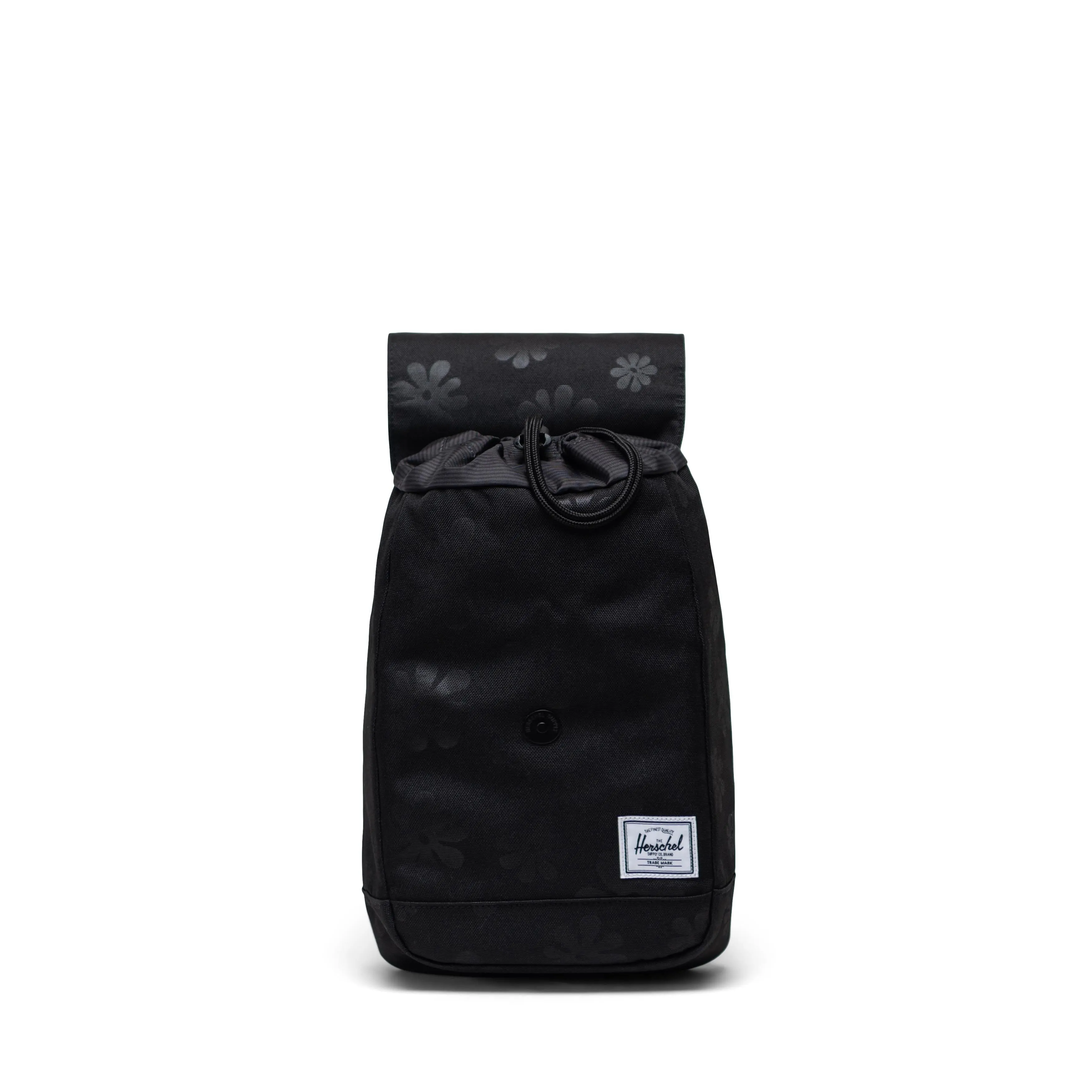 Herschel Retreat Sling Bag Black Floral Sun