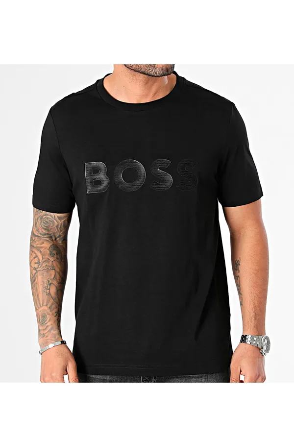 Hugo Boss Graphic Logo Tee Black