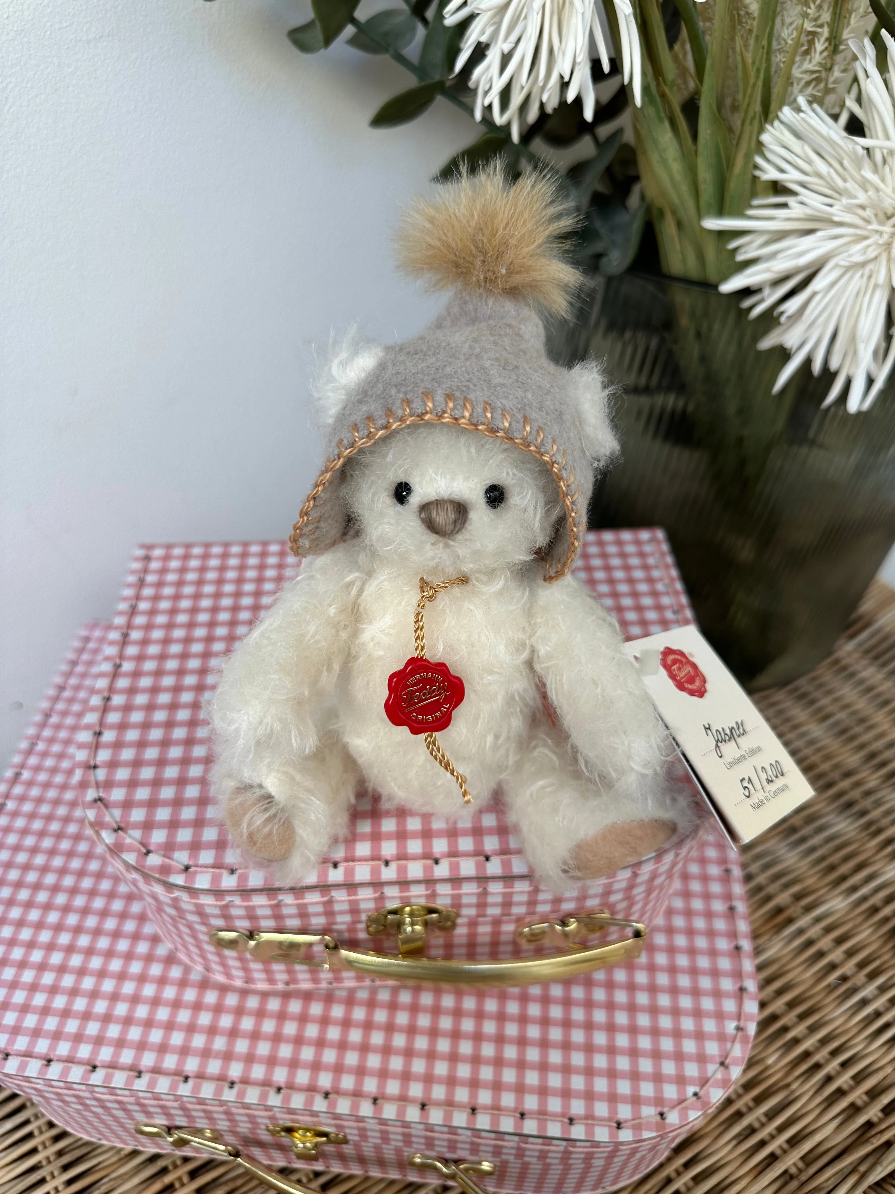 Jasper Miniature Teddy Hermann Limited Edition Mohair Teddy Bear No 51