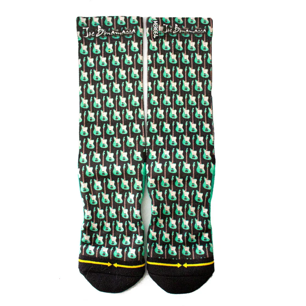 Jazzmaster Seafoam Green Crew Socks by Merge4