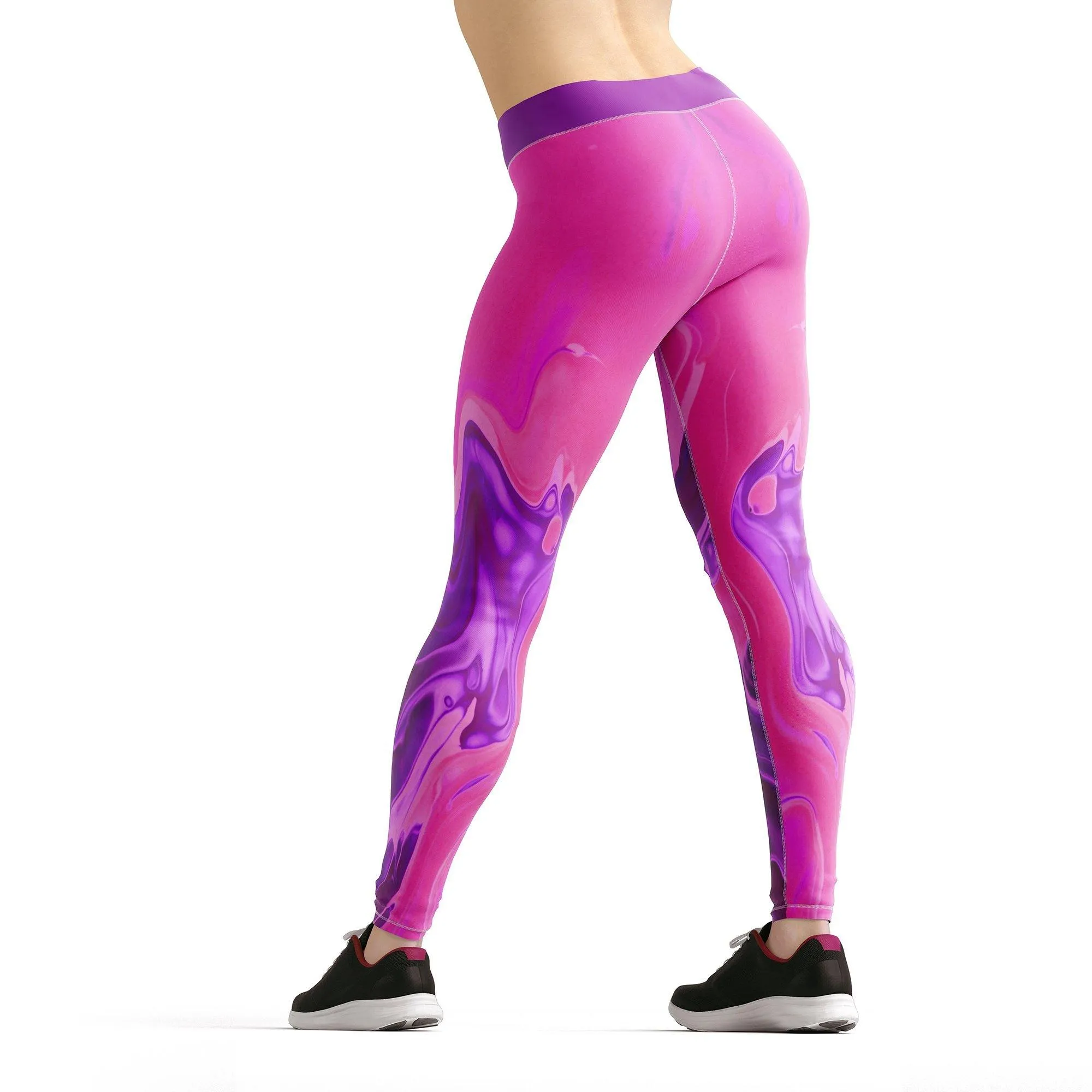 Jean Hot Pink Liquid Leggings