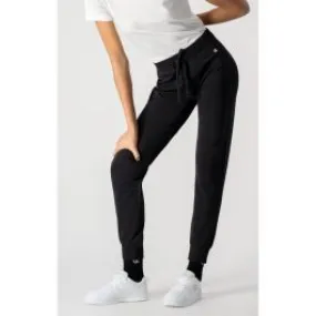 Joggers in cotone elasticizzato donna Nero