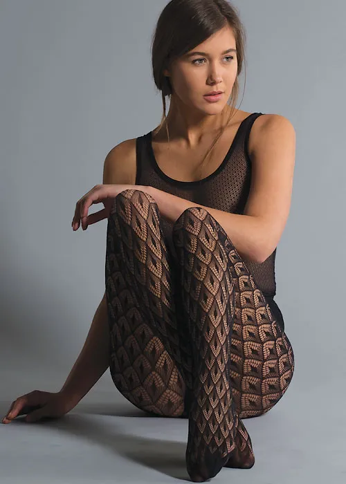 Jonathan Aston Crochet Net Tights ()