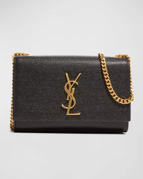 Kate Small YSL Crossbody Bag in Grained Leather