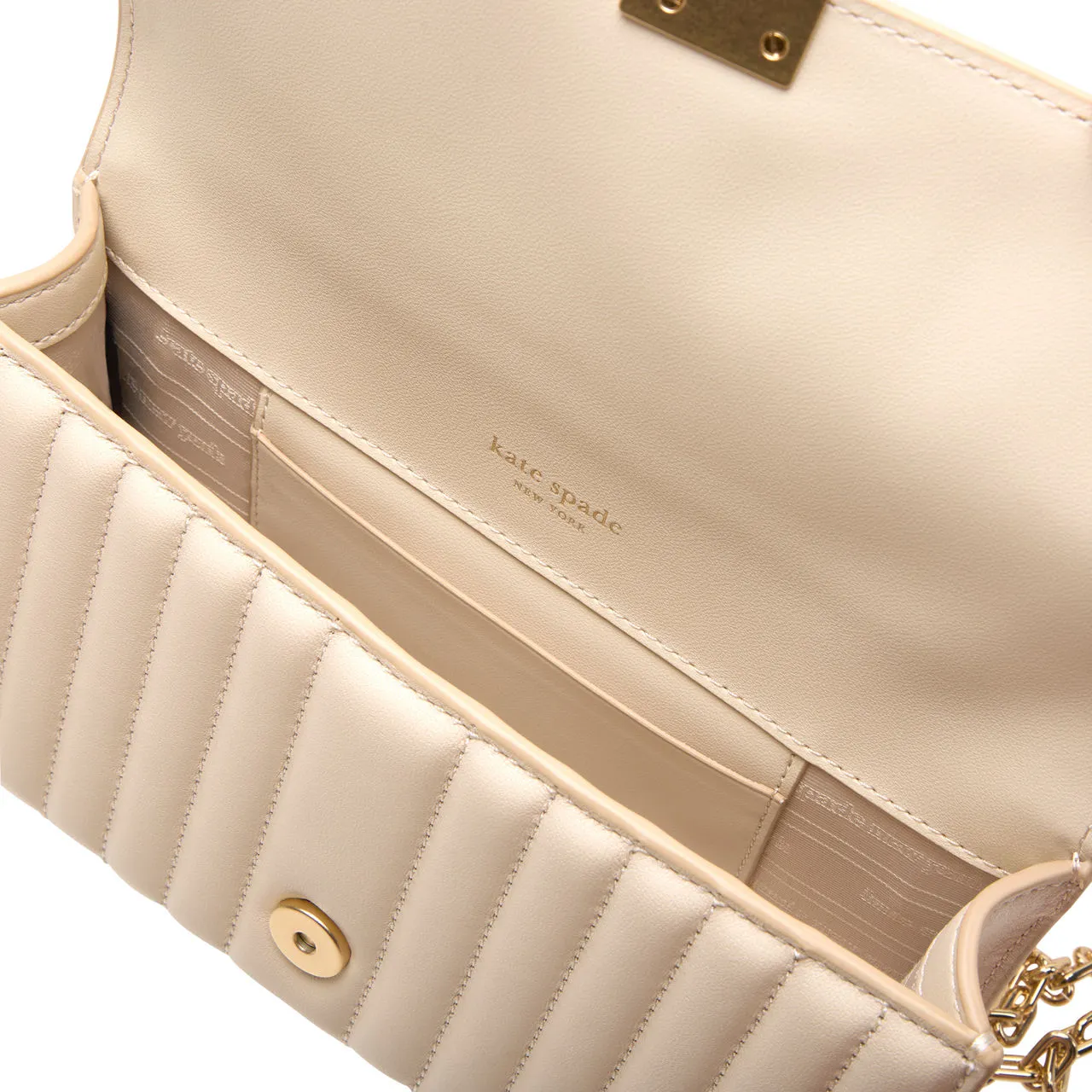 KATE SPADE NEW YORK Deco Chain Mini Crossbody Bag - Milk Glass