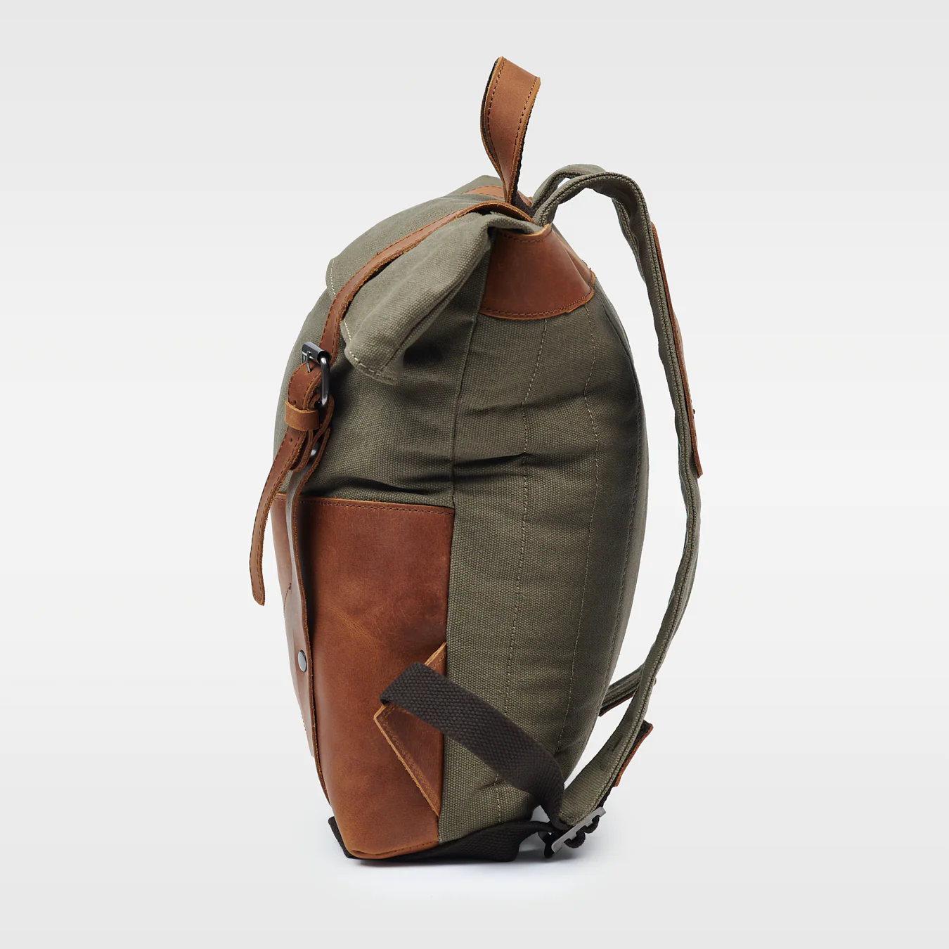 Kovered – Witham Canvas Backpack – Moss Green