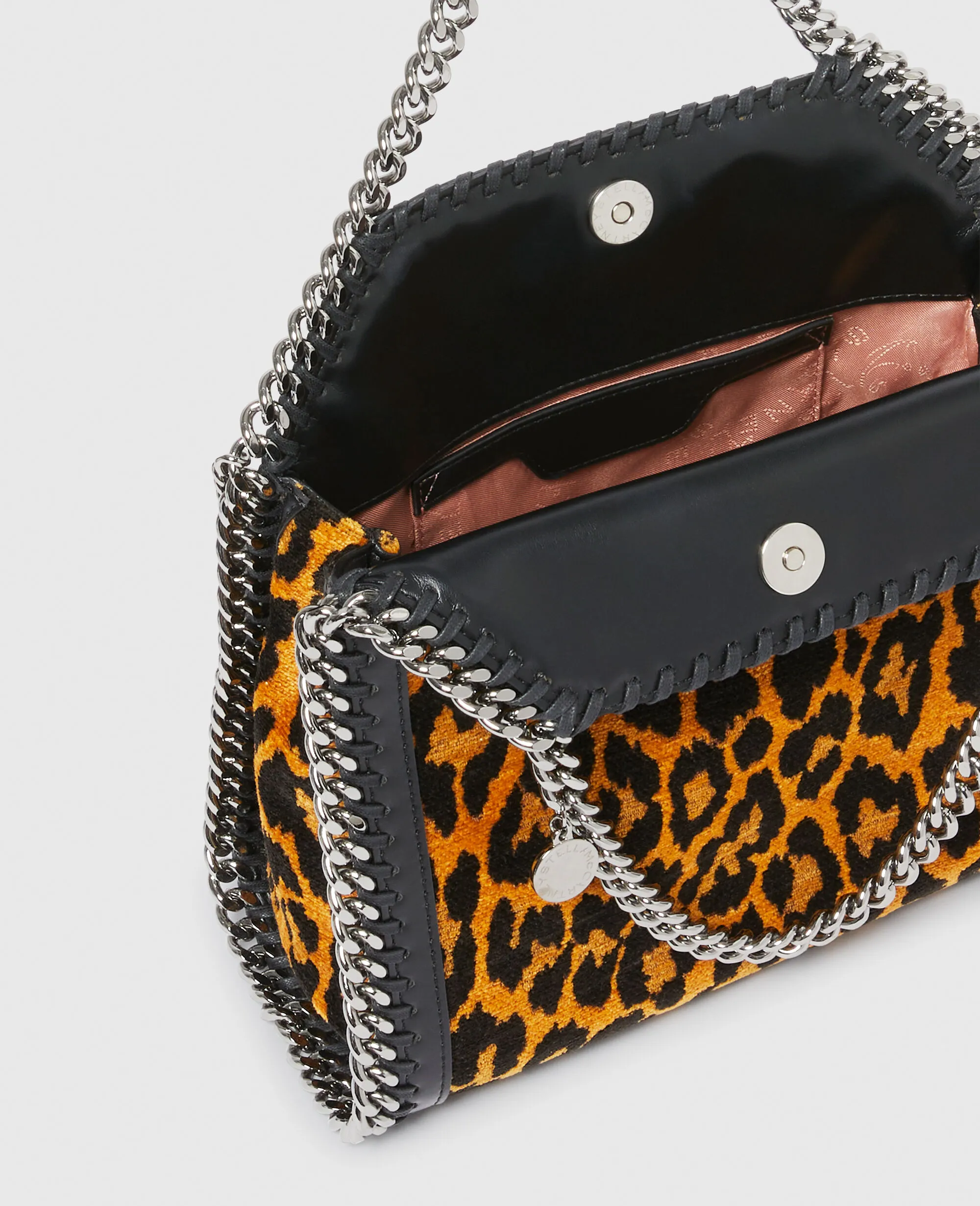 Leopard Falabella Mini Tote Bag