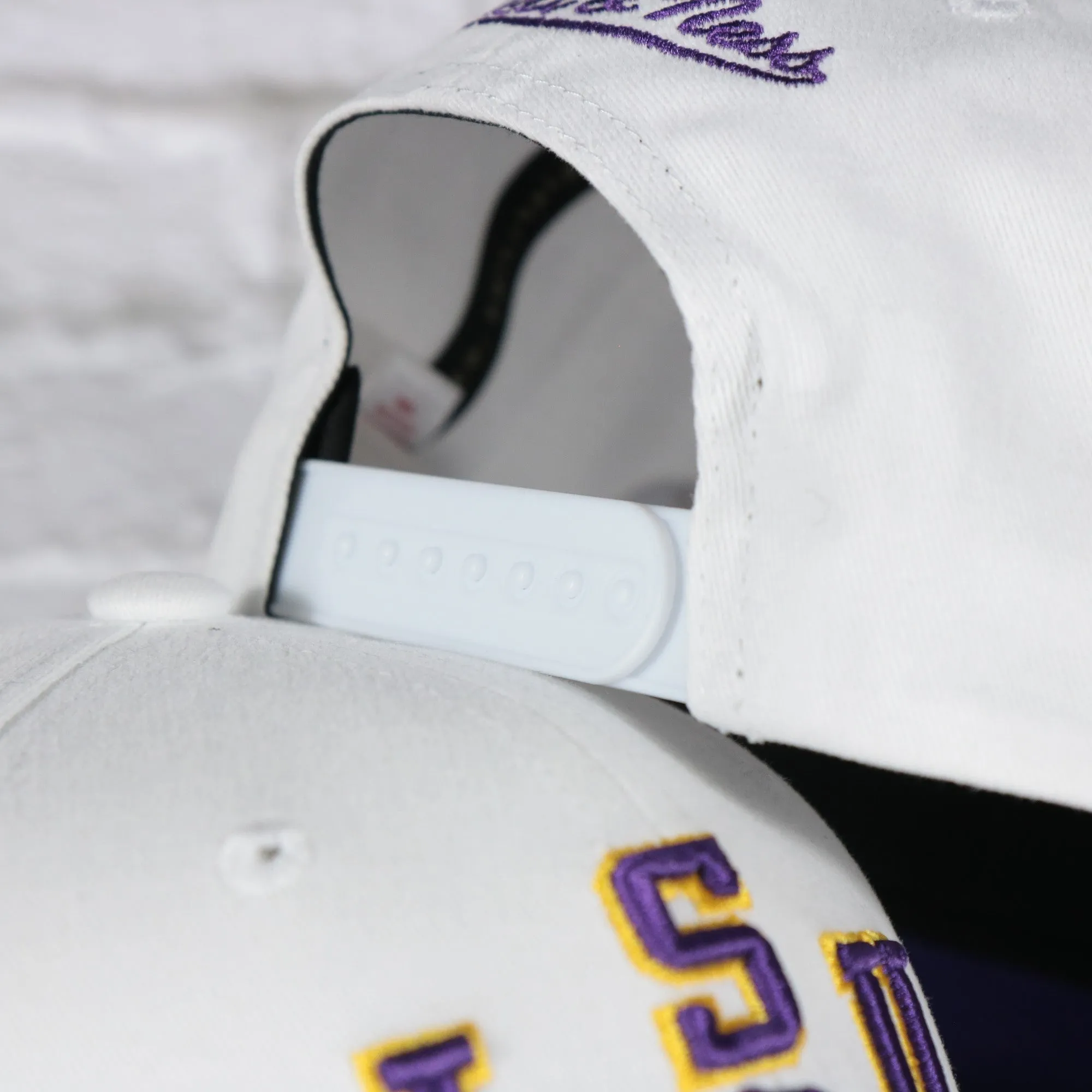 Louisiana State University Tigers NCAA All in Pro Purple Bottom | White Snapback Hat