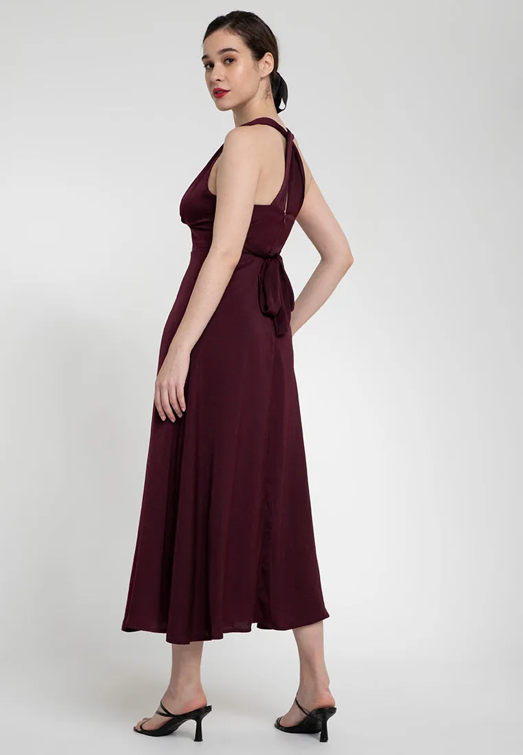 Lyndsey Halter Maxi Dress