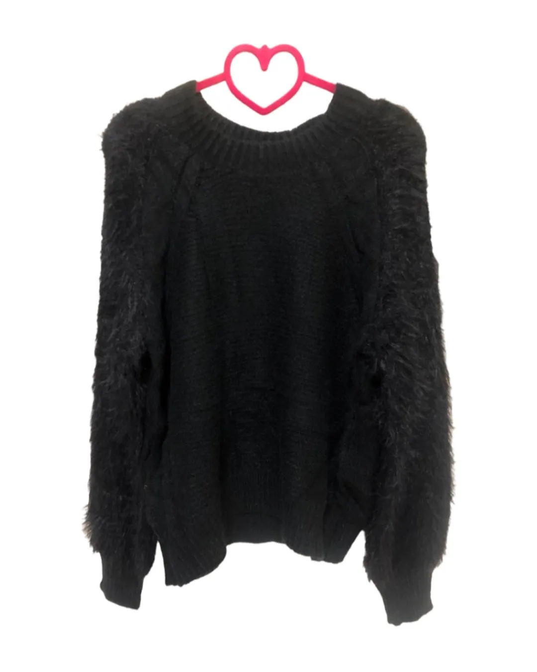 Maglione 41% viscosa con manica peluche!