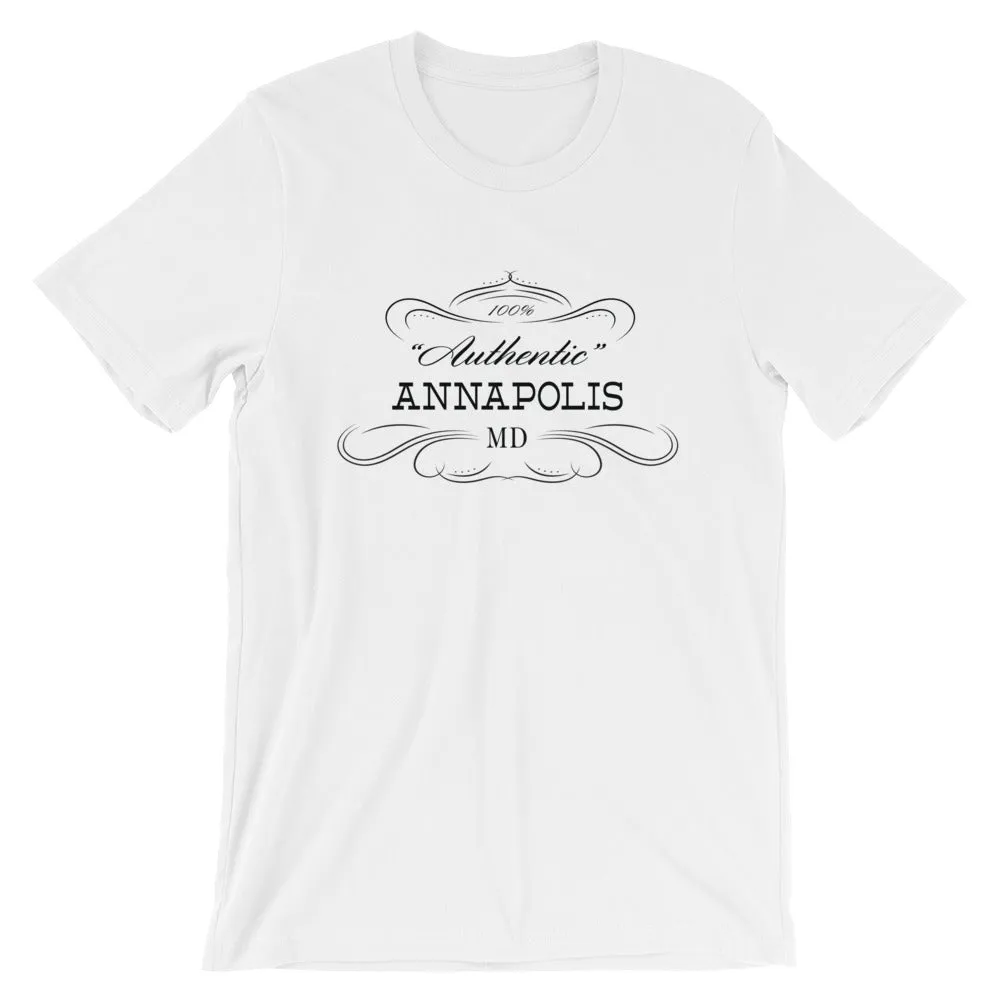 Maryland - Annapolis MD - Short-Sleeve Unisex T-Shirt - Authentic