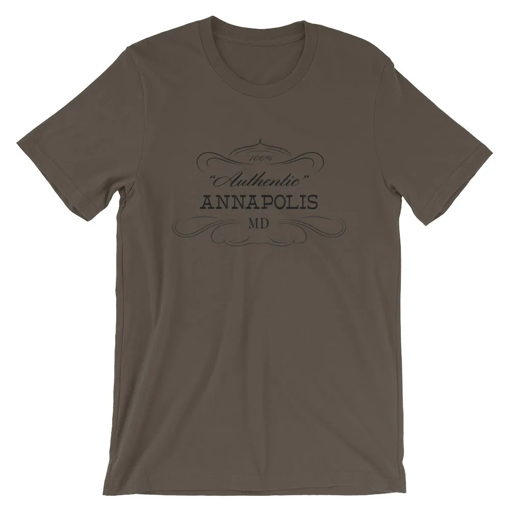 Maryland - Annapolis MD - Short-Sleeve Unisex T-Shirt - Authentic