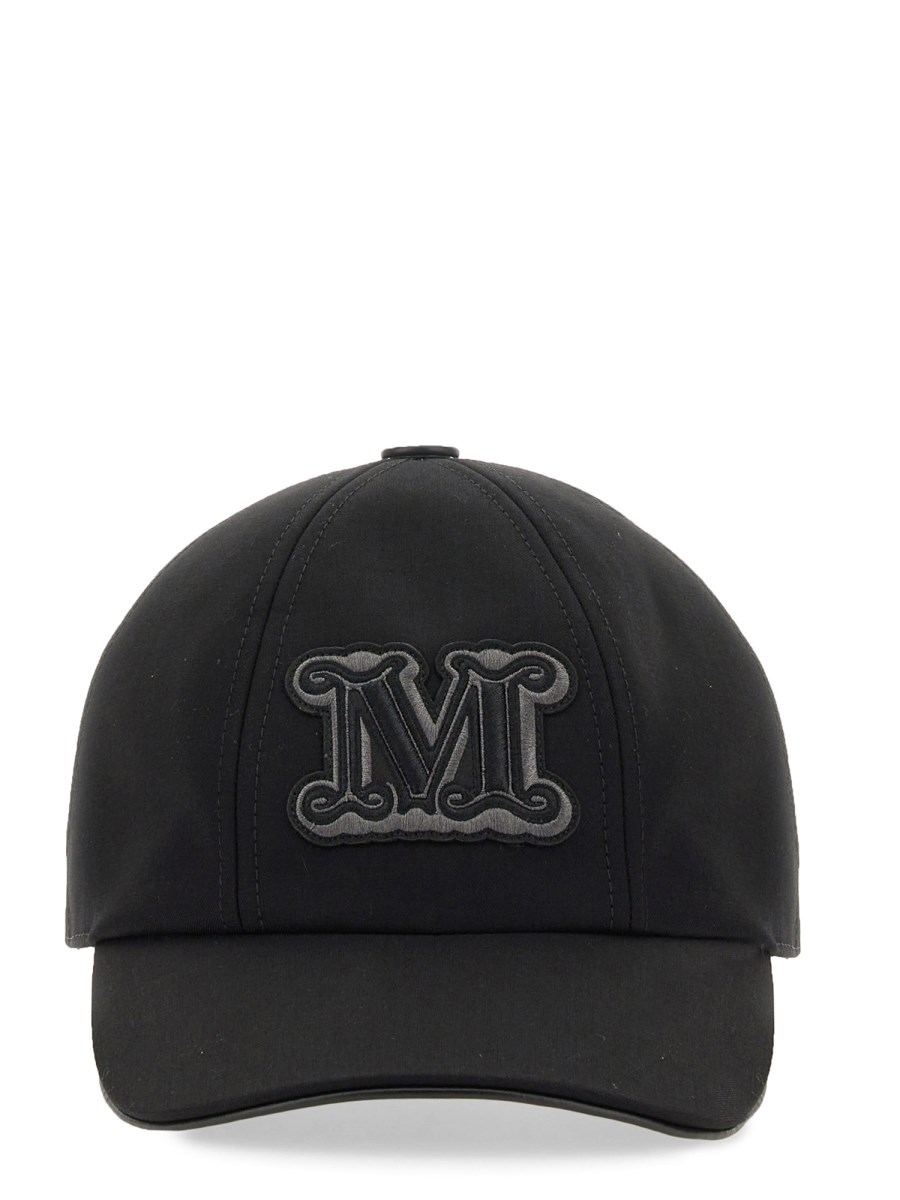 MAX MARA    COTTON HAT WITH LOGO