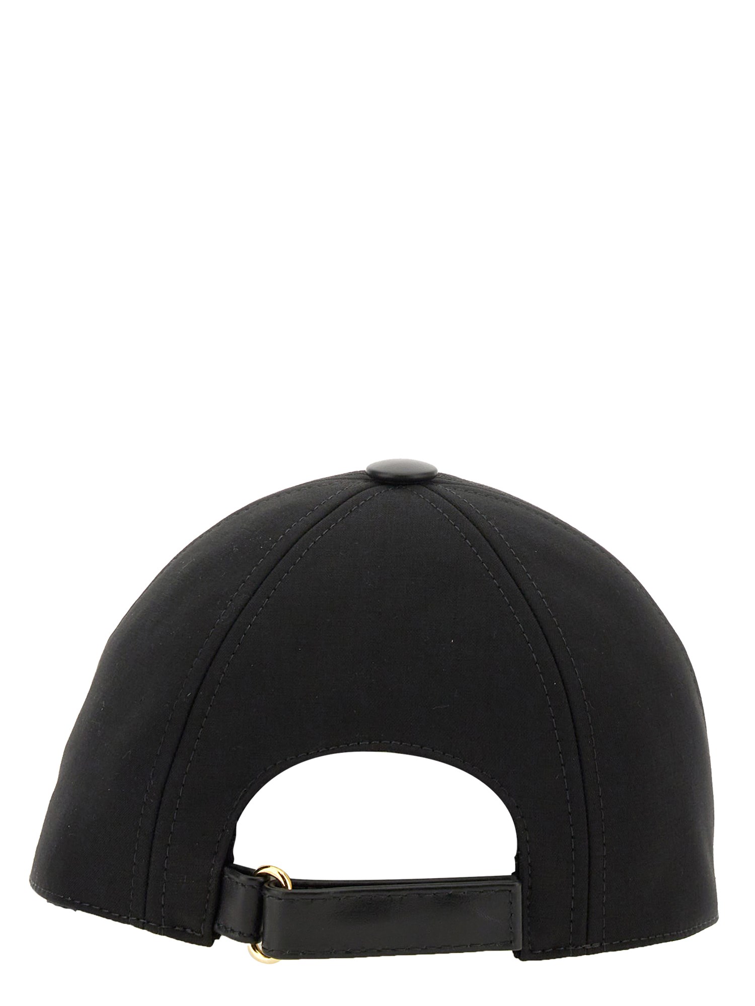 MAX MARA    COTTON HAT WITH LOGO