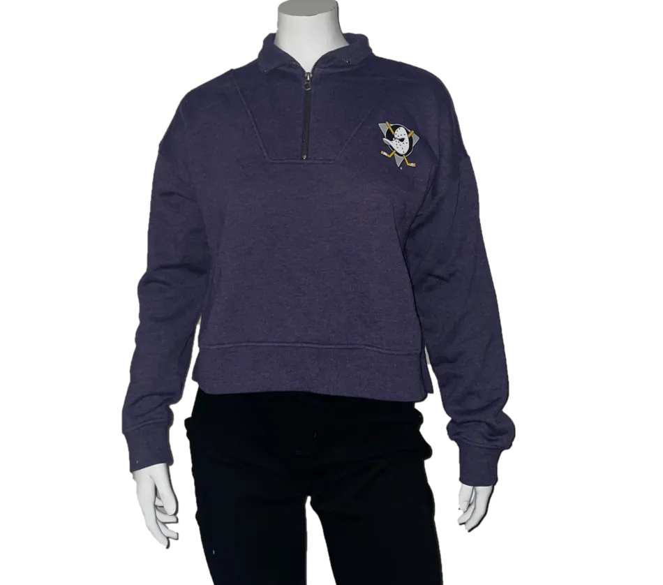 MD 1/4 Zip Crop Pullover