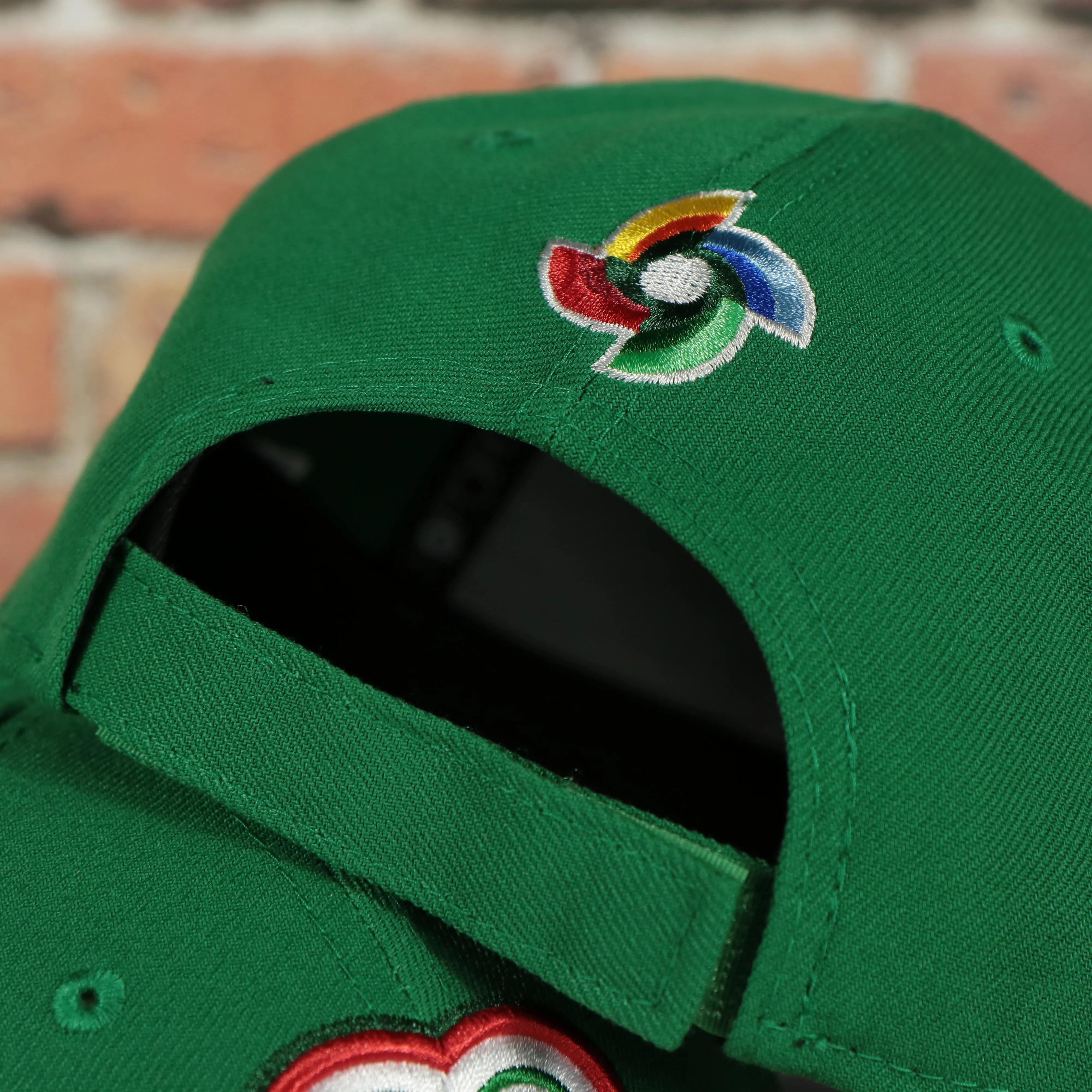 Mexico 2023 World Baseball Classic Two Tone Grey Bottom Green/Red 9Forty Dad Hat