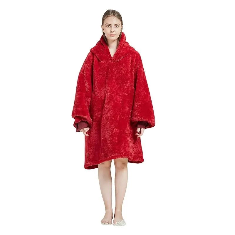 My Snuggy - Adult Red Hoodie Blanket