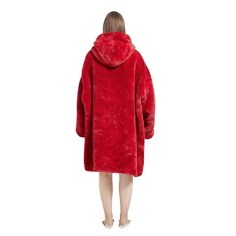 My Snuggy - Adult Red Hoodie Blanket