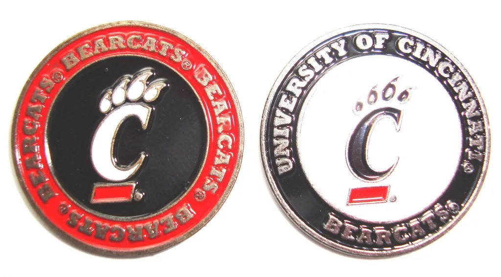 NCAA Double Sided Collegiate Golf Ball Marker Coins