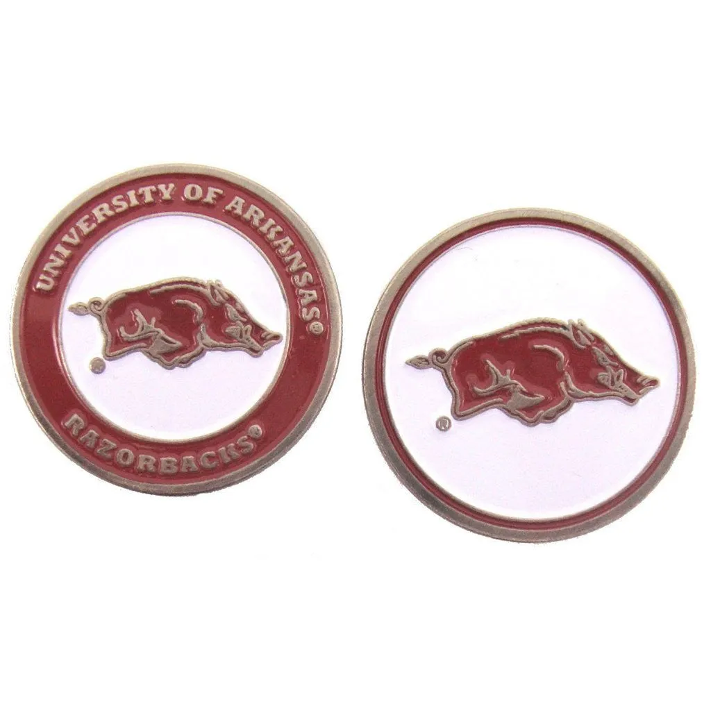 NCAA Double Sided Collegiate Golf Ball Marker Coins