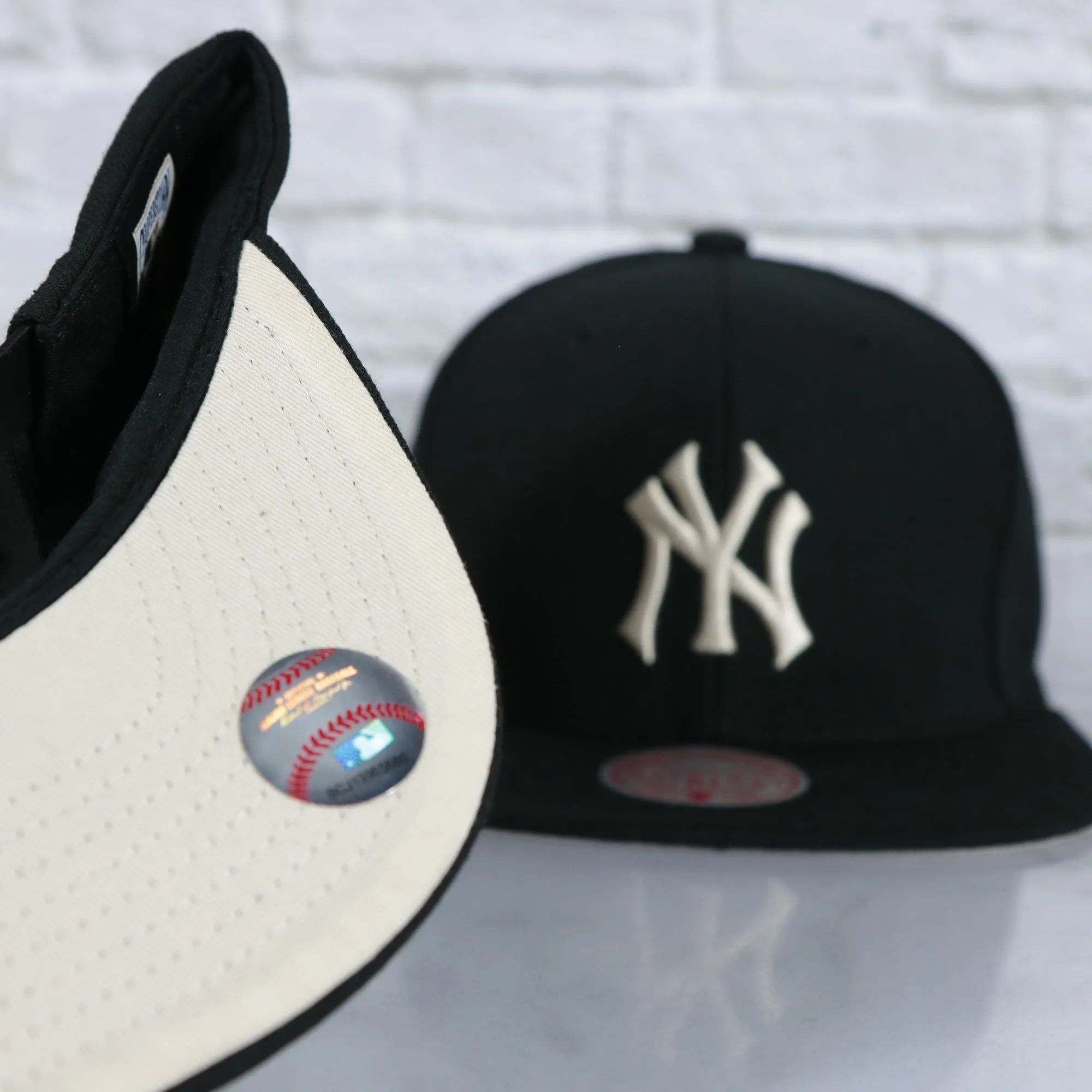 New York Yankees Cooperstown 100th Anniversary side patch Evergreen Pro Variety Pack | Black Snapback Hat