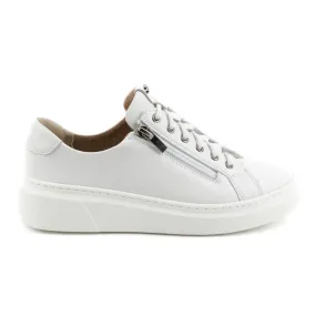 Olivier Women's leather sneakers Style 1238 white
