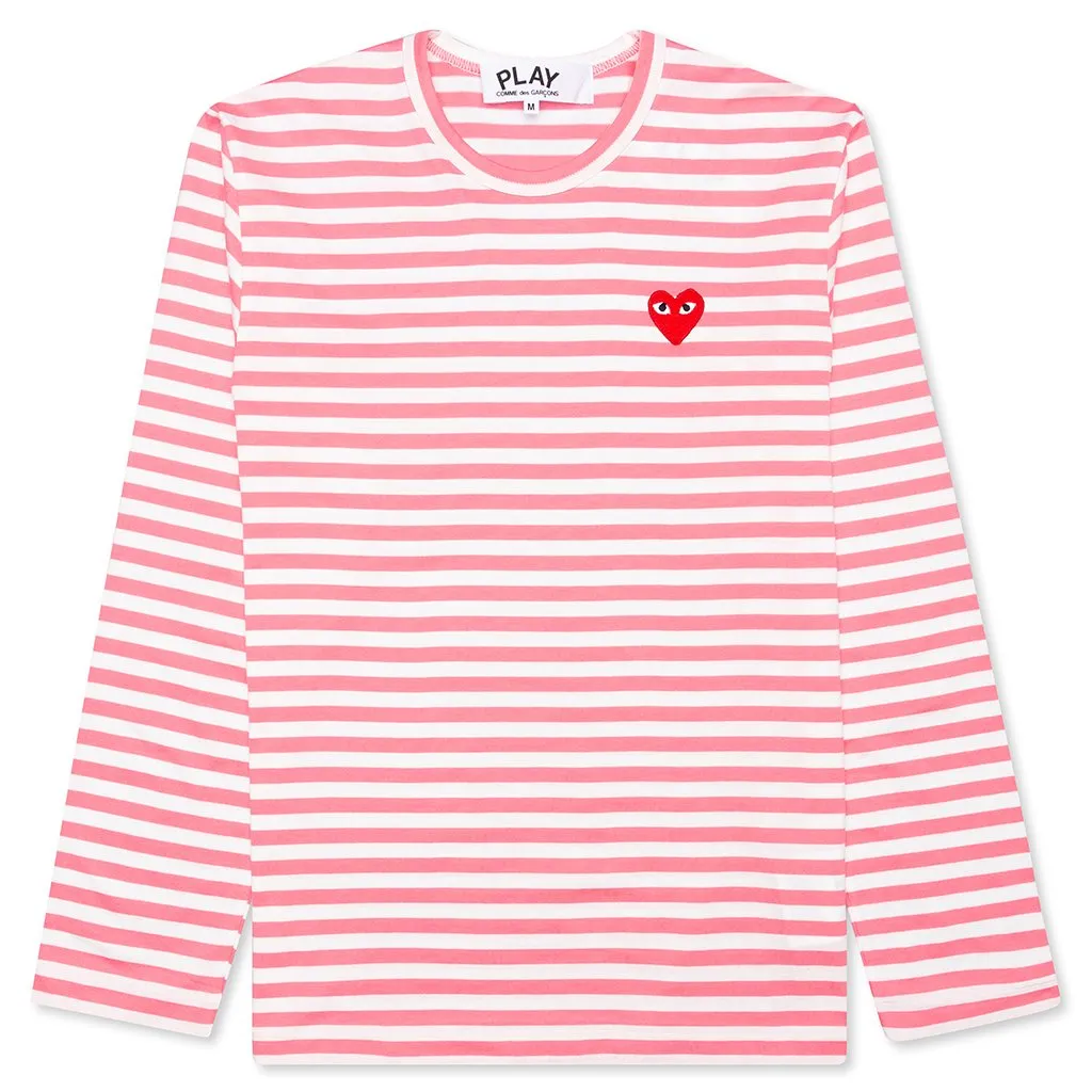 Pastelle Striped L/S Shirt - Pink