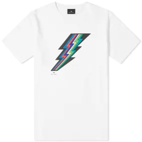 Paul Smith Lightning Bolt T-ShirtWhite & Blue