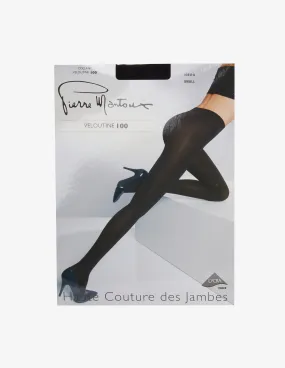 Pierre Mantoux Tights Veloutine 100 - Black