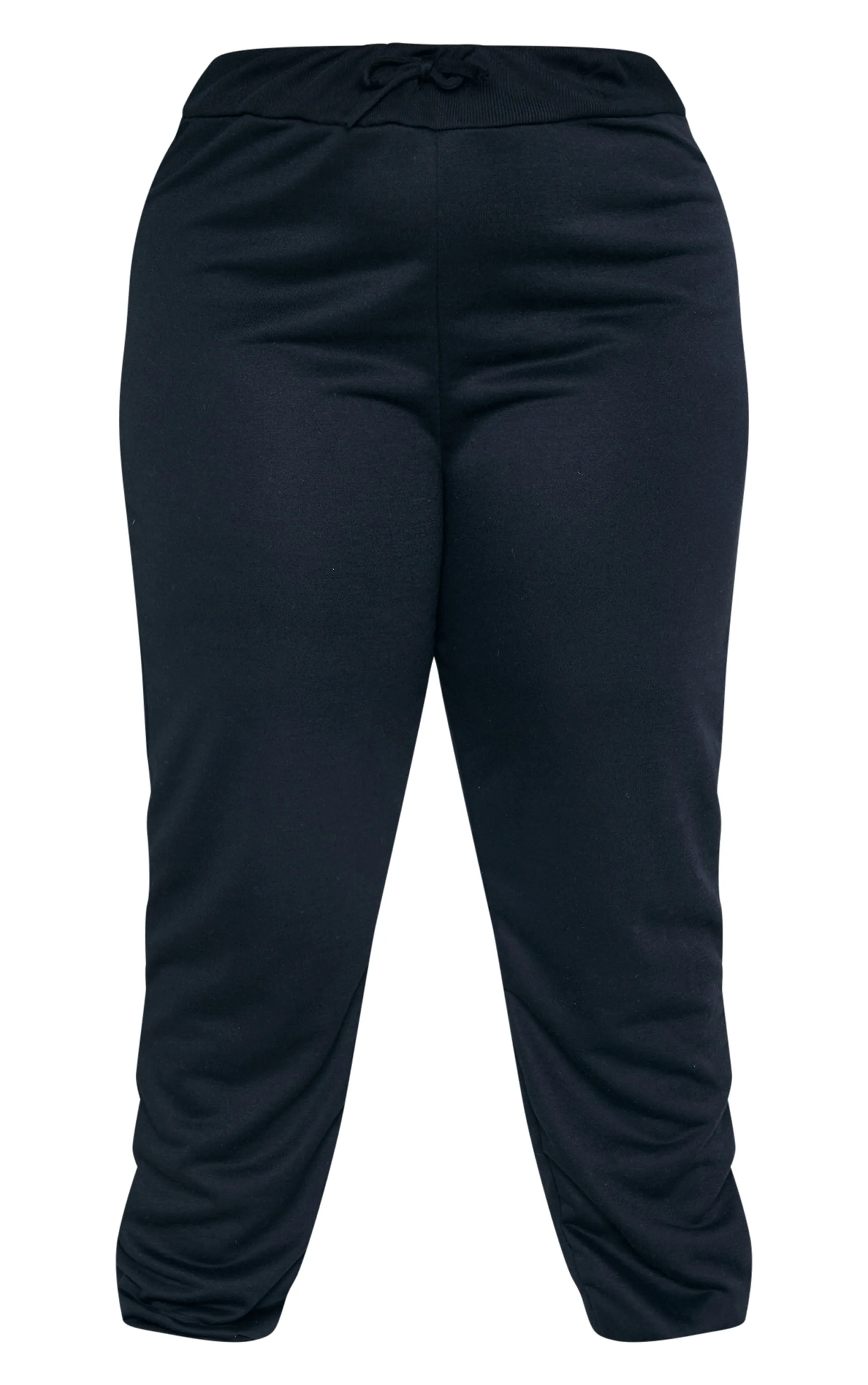 Plus Black Slim Sweat Pant Joggers