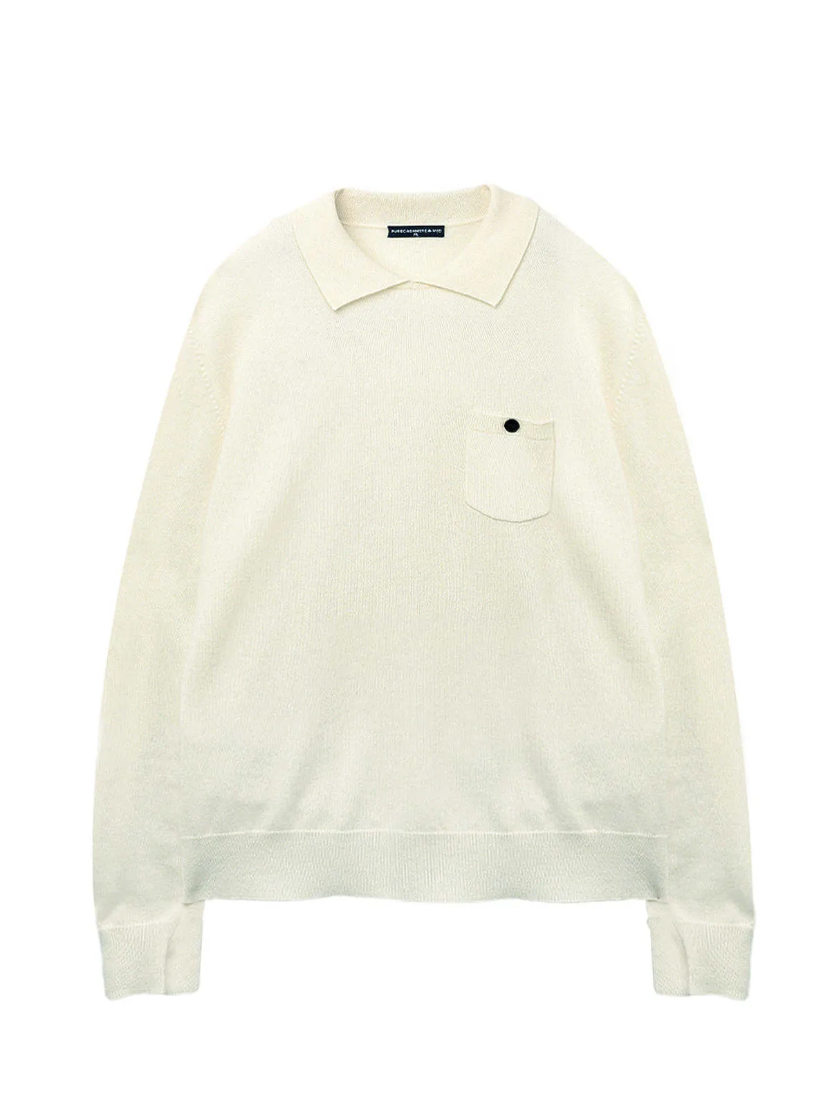 Polo Sweater - Vintage White