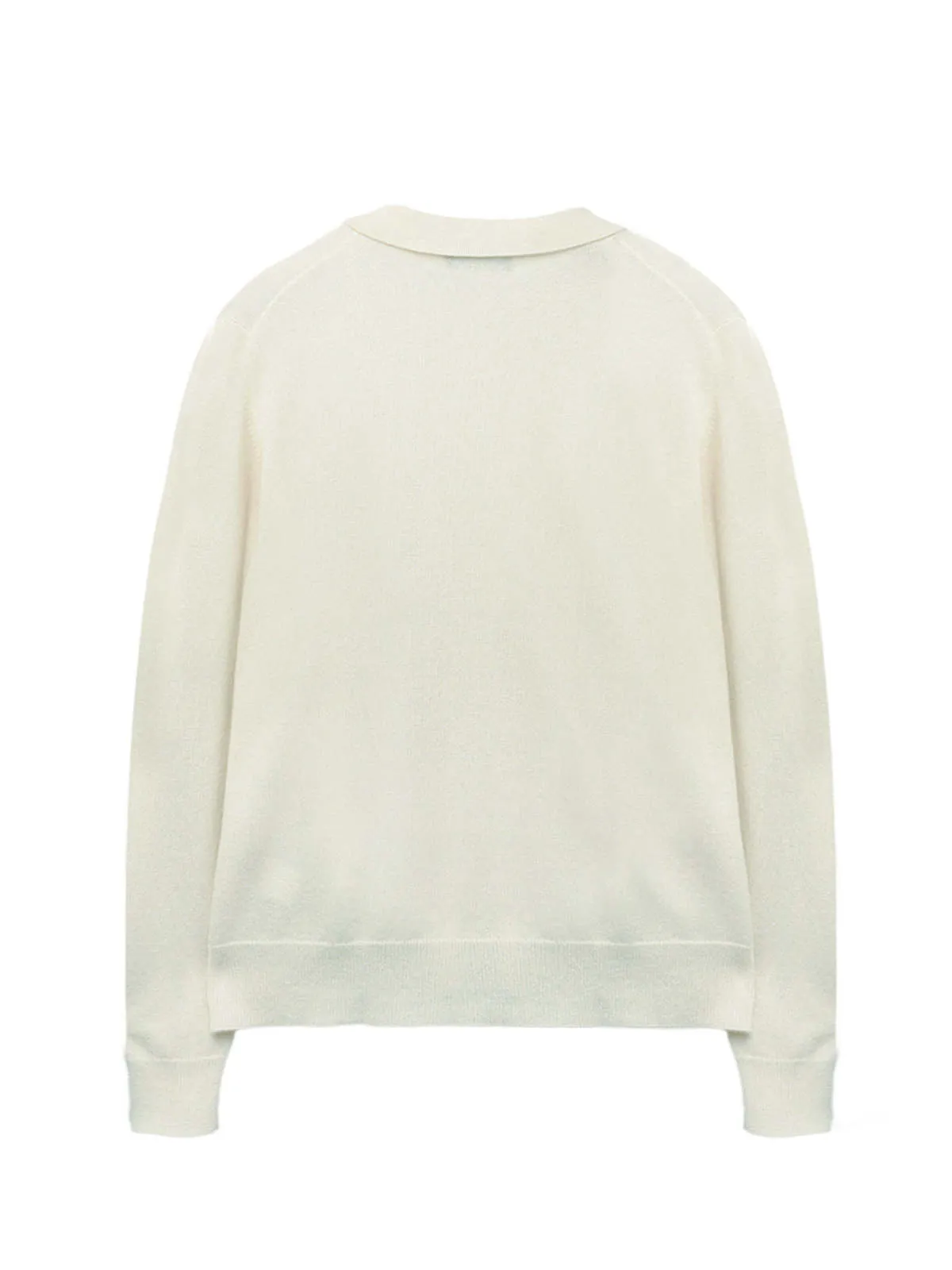 Polo Sweater - Vintage White