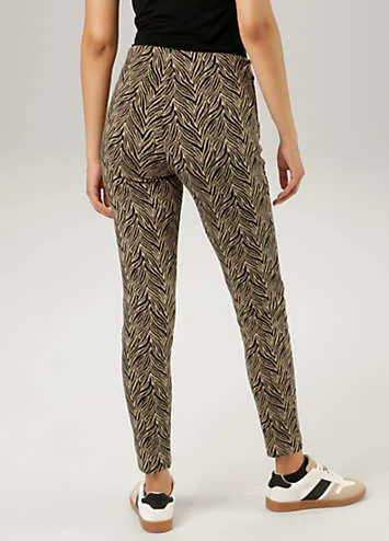 Printed Leggings by Aniston | Look Again