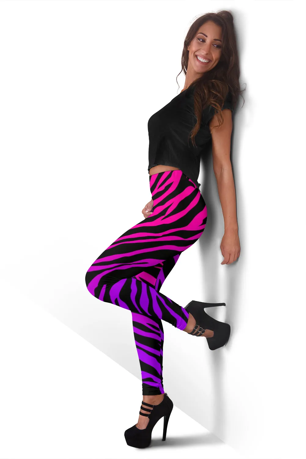 RAINBOW ZEBRA Leggings