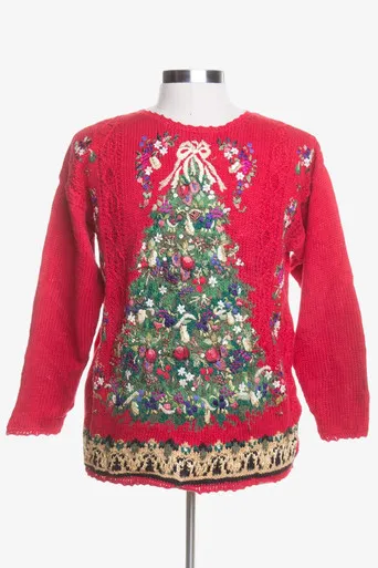 Red Ugly Christmas Pullover 44419