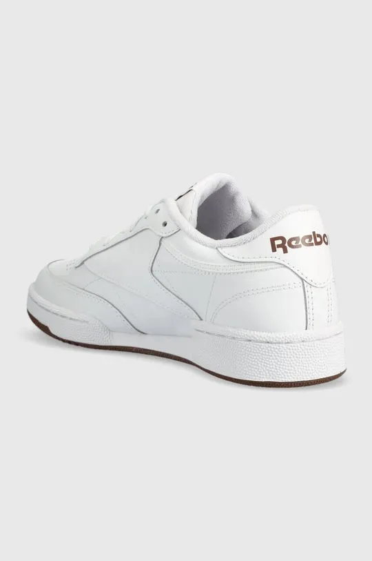 Reebok Classic leather sneakers Club C 85 white color