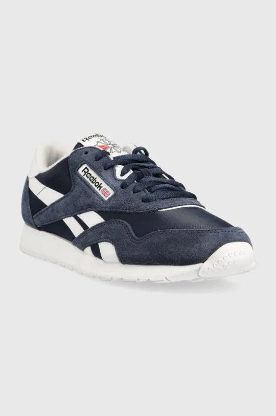 Reebok Classic sneakers CL Nylon navy blue color