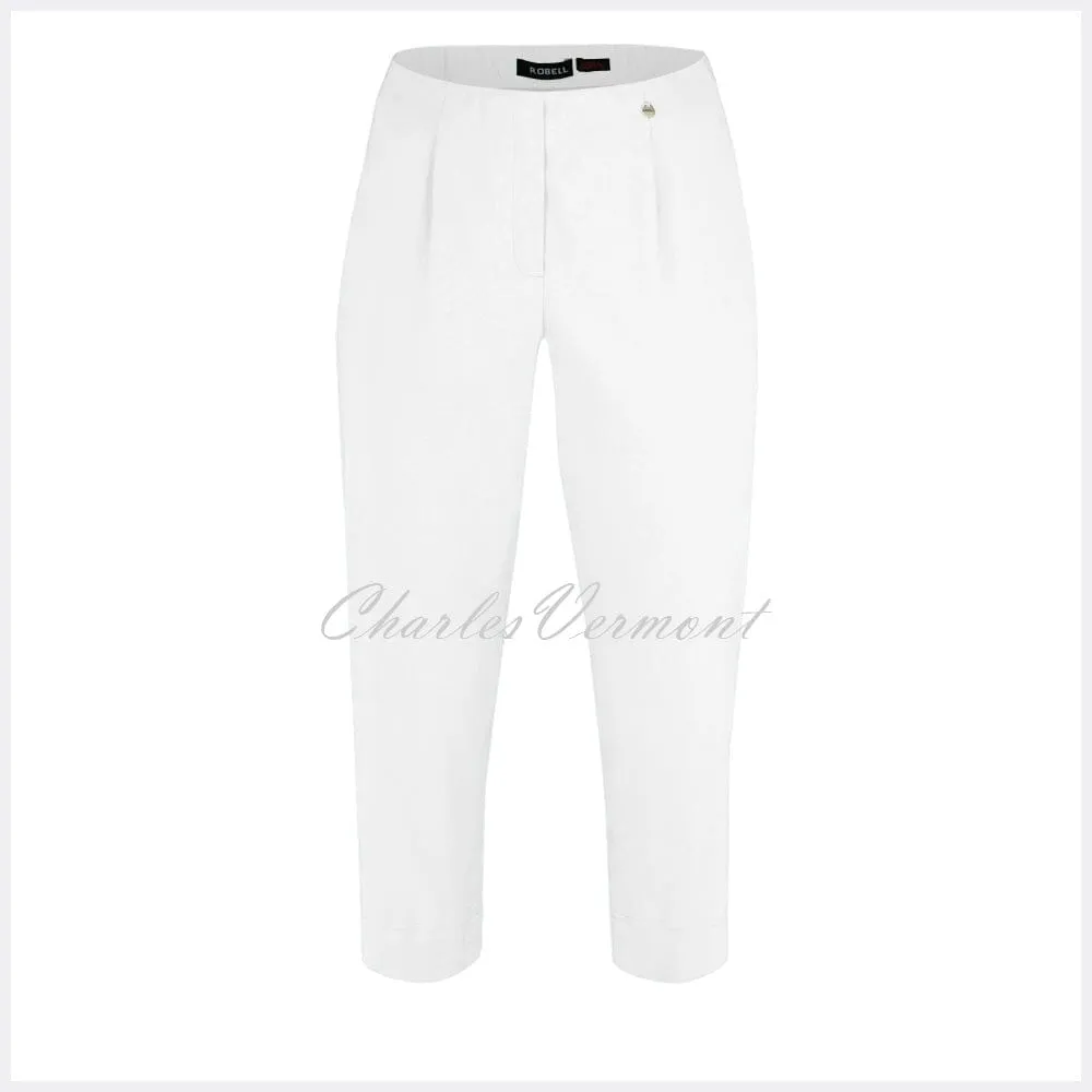 Robell Marie 07 Capri Trouser 51576-5499-10 (White)