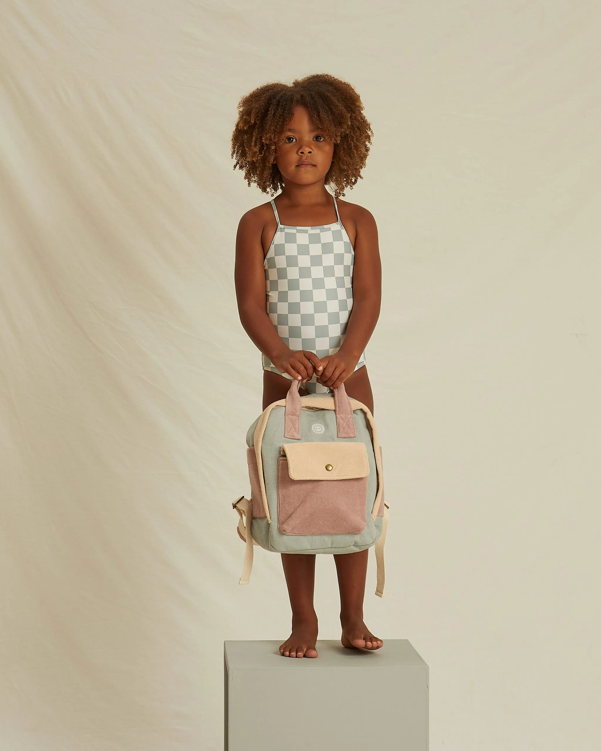 Rylee + Cru Terry Colorblock Mini Backpack